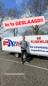 BE aanhanger rijles in Eemnes met een geslaagde leerling
